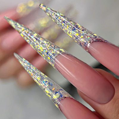 Гель для наращивания Monami голографический Crystal Gel №05 15 г