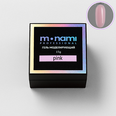 Гель для наращивания и укрепления Monami Gel Pink 15 г