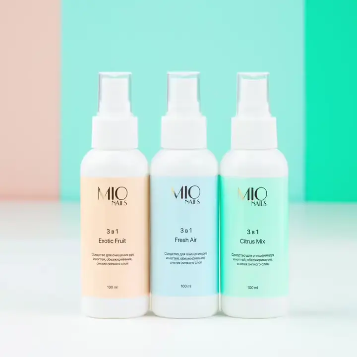 Средство для обезжиривания и снятия липкого слоя Mio Nails 3 в 1 Citrus Mix 100 мл
