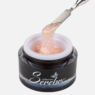 Моделирующий гель Serebro Modeling Gel OPAL №02 15 мл