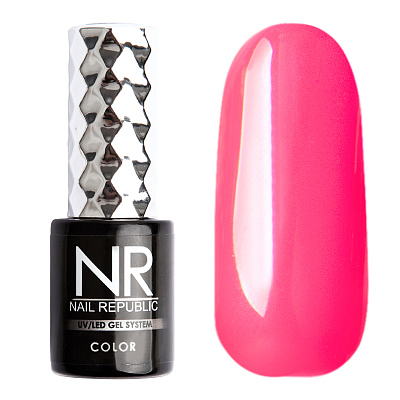 Гель-лак Nail Republic №213 (Красно-оранжевый крайола), 10 мл