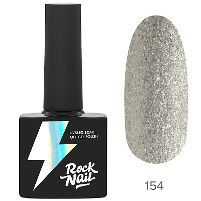 Гель-лак RockNail №154 Basic (Snowflake) 10 мл