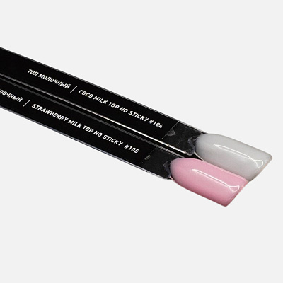 Топ для гель-лака IQ Beauty №105 Milk Top No Sticky Strawberry 10 мл