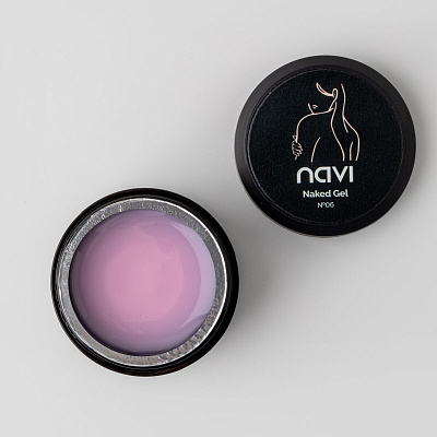 Моделирующий гель NAVI полупрозрачный нюд Naked Gel 06 15 мл