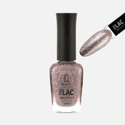 Лак для ногтей IQ Beauty №127 укрепляющий с биокерамикой 12,5 мл