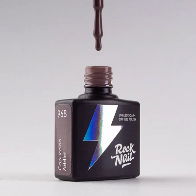 Гель-лак RockNail №968 Choco (Capuccino Addict) 10 мл
