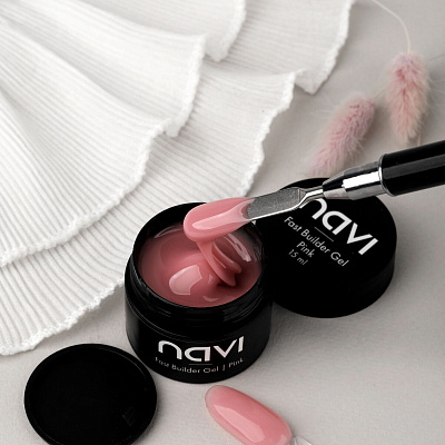 Моделирующий гель NAVI Fast Builder Gel Pink 15 мл