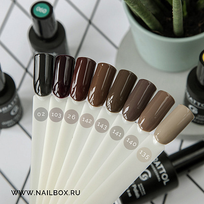 Гель-лак Grattol GTC002 Black, 9 мл