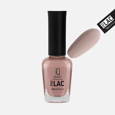 Лак для ногтей IQ Beauty №112 укрепляющий с биокерамикой 12,5 мл