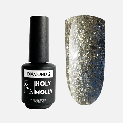 Гель-лак Holy Molly Diamond №02 11 мл