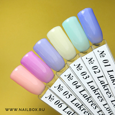 База цветная для гель-лака LOLLIPOPS Base Lakres №3, 15 мл
