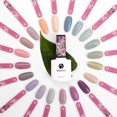 Гель-лак ADRICOCO Flora №05 редкая магнолия 8 мл