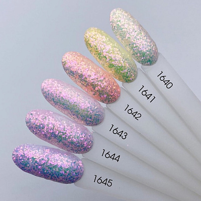 Глиттер с зеркальным блеском Сказочная рыбка Zoo Nail Art №1644, 1 г