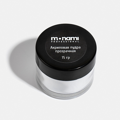 Акриловая пудра Monami Clear прозрачная 15 г