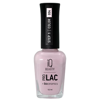 Лак для ногтей IQ Beauty №004 укрепляющий с биокерамикой 12,5 мл