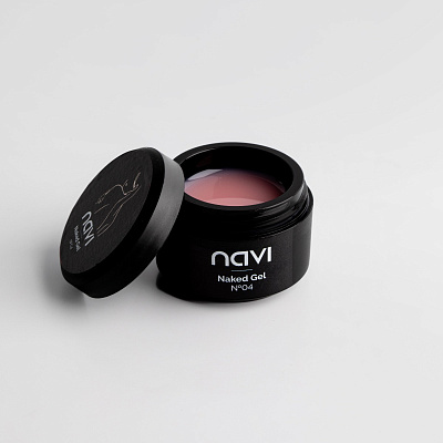 Моделирующий гель NAVI полупрозрачный нюд Naked Gel 04 15 мл