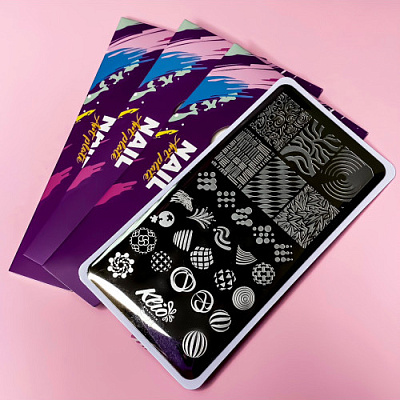 Пластина для стемпинга Klio professional S-023 (маленькая)