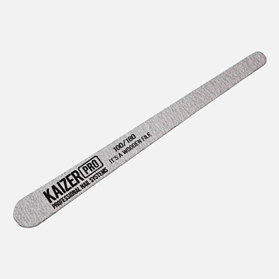 Пилка Kaizer Pro капля серая 100/180 NF-69