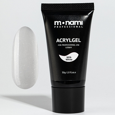 Акригель Monami AcrylGel Milk White Shine 30 г