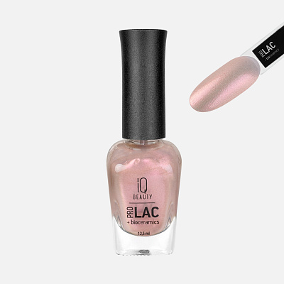 Лак для ногтей IQ Beauty №082 укрепляющий с биокерамикой 12,5 мл