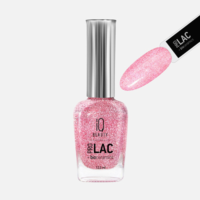 Лак для ногтей IQ Beauty №138 укрепляющий с биокерамикой 12,5 мл