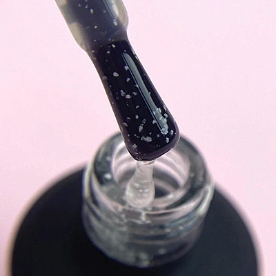 Верхнее покрытие для гель-лака Rubber Top Black Olari 15 г