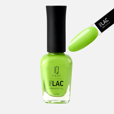 Лак для ногтей IQ Beauty №133 укрепляющий с биокерамикой 12,5 мл