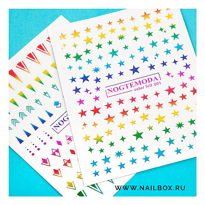 Наклейки COLOR FOIL NogteModa №001