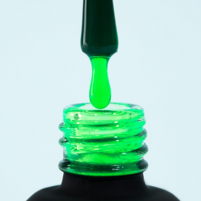 Гель-лак Monami Neon glass Green 8 мл