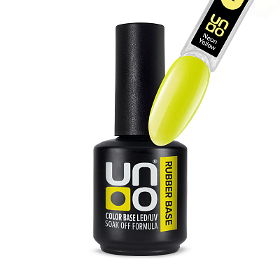 Камуфлирующее базовое покрытие Color Rubber Base Neon Yellow UNO 12 г