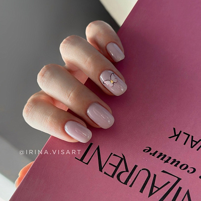 Камуфлирующая база для гель-лака Mystique Lilac 15 мл