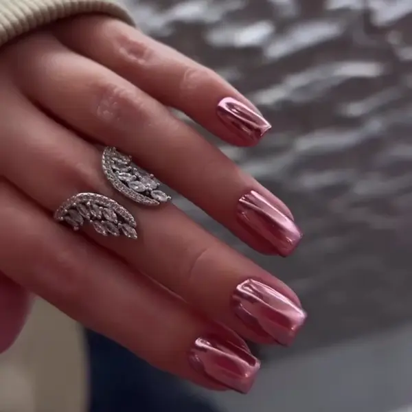 Зеркальный пигмент №1320 Zoo Nail Art Розовая жемчужина 0,5 г