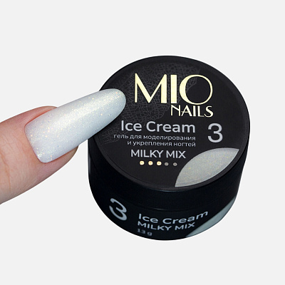 Гель Ice Cream Gel Milky MIX #03 Mio Nails 13 г