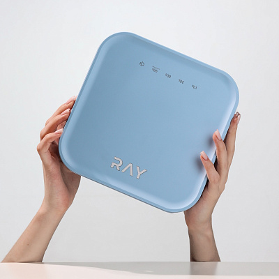 Лампа LED RAY Basic 36 Вт голубая