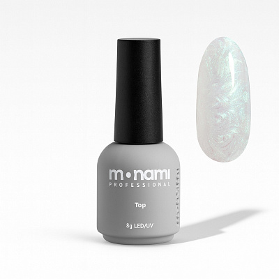Топ для гель-лака Monami Супер блеск Super Shine Pearl Top Green 8 г
