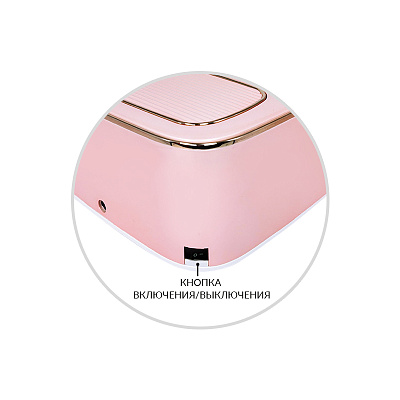 Профессиональная UV/LED лампа для маникюра Sweetie 48W 10342 Planet nails розовая арт.10342