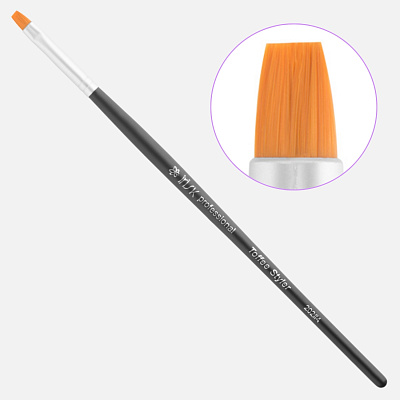 Кисть для геля IRISK №4 Toffee Styler К202-04 искусственный ворс
