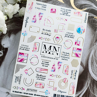 Слайдер-дизайн Miw Nails F-90