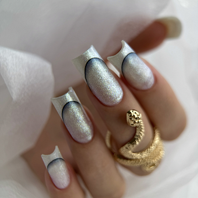 Моделирующий гель NAVI с шиммером Wings Gel 01 15 мл