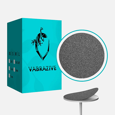 Сменные файлы для педикюрного диска черные Vabrazive S 320 грит 25 шт. DS-597-25