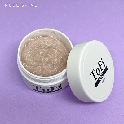Акригель в баночке Acrylgel ToFi Nude Shine 30 г
