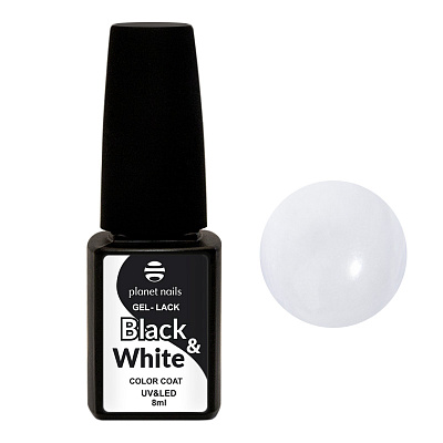 Гель-лак Planet nails Black&White №440 8 мл арт.12440
