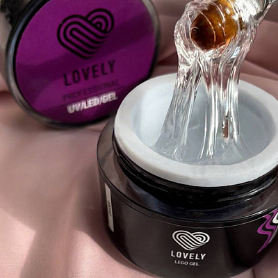 Гель для наращивания и укрепления Lovely Lego Gel Clear 15 г