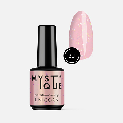 Камуфлирующая база для гель-лака Mystique Unicorn 15 мл