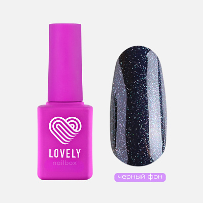 Топ без липкого слоя Lovely с радужным шиммером, 12 мл