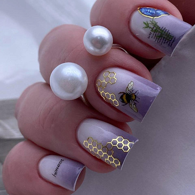 Наклейки Combi Metallic NogteModa №100