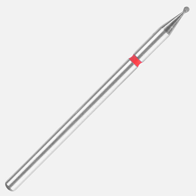 Фреза алмазная Шар IRISK Б807-08-15 красная Ø 1 мм