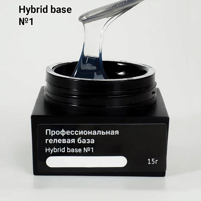 Камуфлирующая база для гель-лака Monami Hybrid Base №01 прозрачная 15 г
