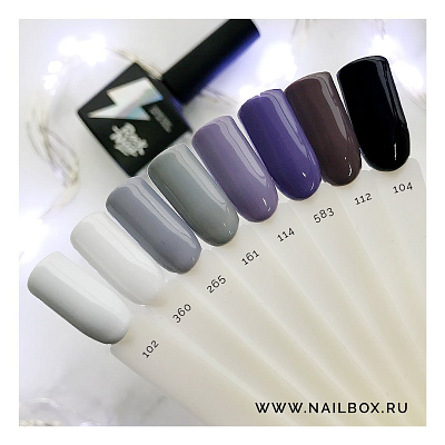 Гель-лак RockNail №114 Basic (Asphalt) 10 мл