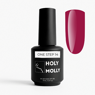 Гель-лак Holy Molly ONE STEP 3 IN 1 №14 11 мл